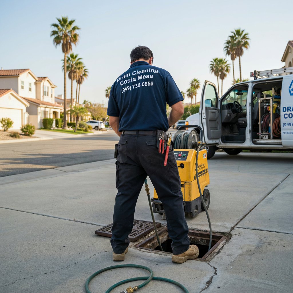 sewer line cleaning in costa mesa